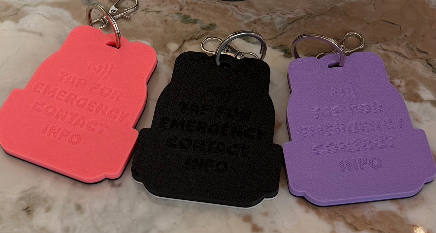 Emergency contact NFC Tag