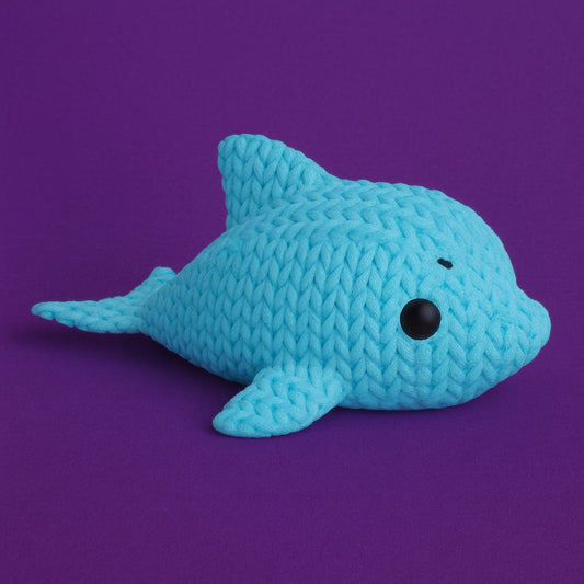 knitted dolphin